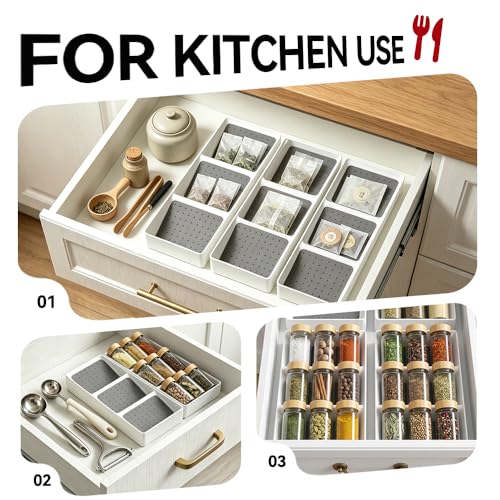 Small spice drawer organizer insert,2 pack - Image 7
