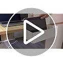 Desk Side Storage Hold Up To 11lbls Hanging Side Of Desk - Image 8