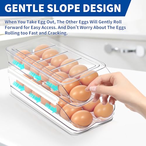 MesRosa Egg Holder for Fridge, Automatic Rolling Egg | All Products - Image 3
