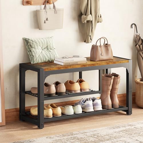 HOMEFORT Shoe Bench,3 Tiers Shoe Rack Bench - Image 5