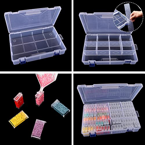 SGHUO Diamond Painting Storage Container 120 Slots Bead - Image 5