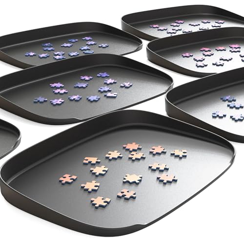 Puzzle Sorting Trays - Set of 6 - Up to 1500 Pieces - Unique - Image 2