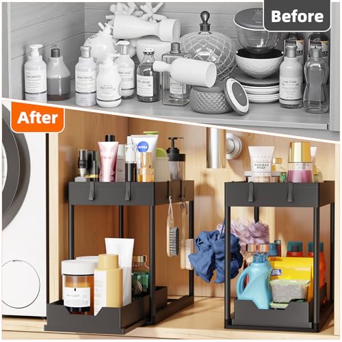 Simple Trending Under Sink Organizer 2 Pack, Sink Pu | Home Organizati - Image 4