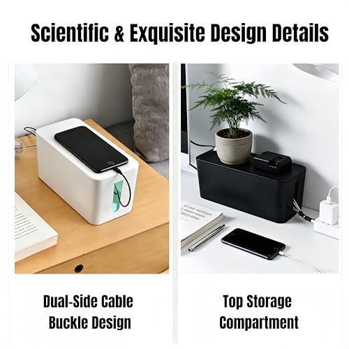 1 Large + 1 Small Cable Management Box Set – 2-Piece Cord - Image 6