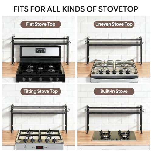 Simple Trending 32.4" Wide Over the Stove Spice Rack - Image 7
