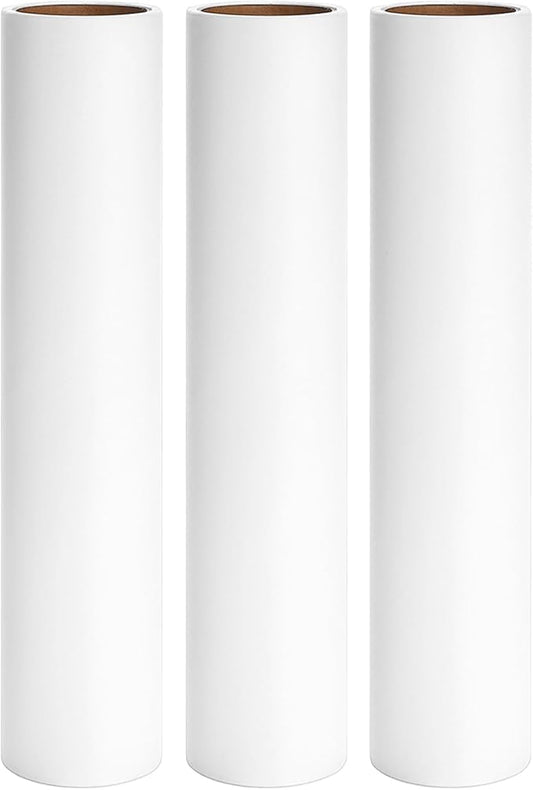 9.45 inch Lint Roller Refills for Floor Lint Roller Replacement 9.4 inch to 9.5 inch Wide Large Floor and Carpet Lint Remover Refills, Pack of 3 Rolls Extra Sticky 180 Sheets Total