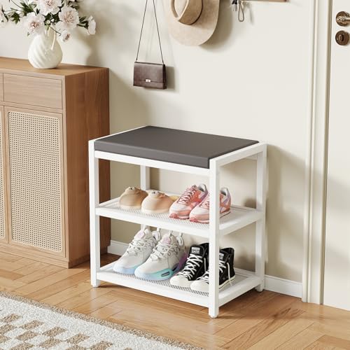 Small Shoe Bench Shoe Rack Storage Bench Entryway Be | All Products - Image 3