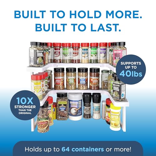Spicy Shelf 3.0 - Expandable 2 Tiered Spice Rack Organizer - Image 5