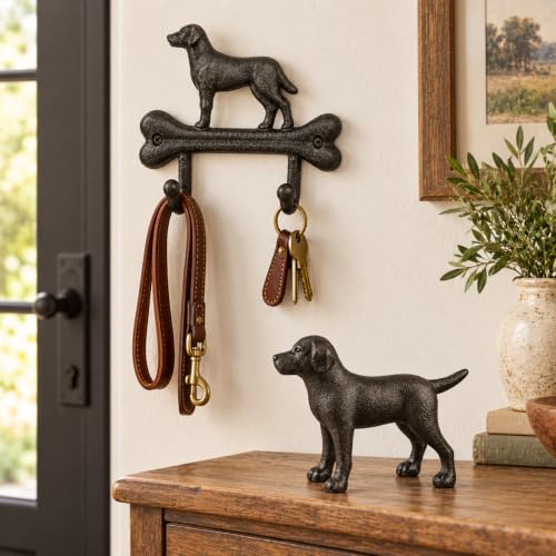 Comfy Hour Cast Iron Dog Decor Bundle, 7 Inch Dog Wall - Image 3