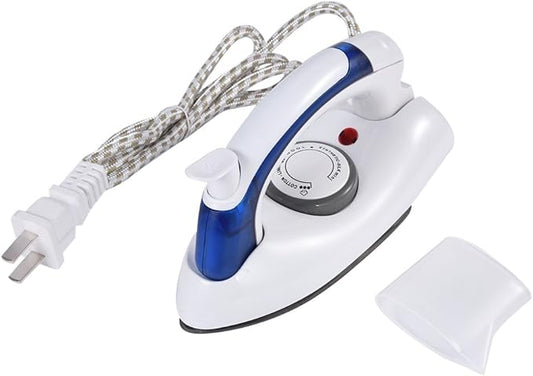 Steam Iron,Portable Foldable Folding Compact Handheld Steam Travel Iron,Nonstick sole plate,Anti-skidding handle,