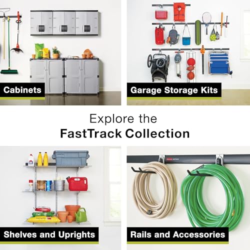 Rubbermaid Garage Fasttrack Vertical Ball Rack Satin - Image 7