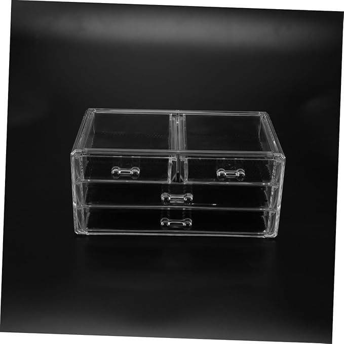 Large Acrylic Makeup Organizer Desktop Storage Box Tidy Makeup Desk Organizer Cosmetics Case