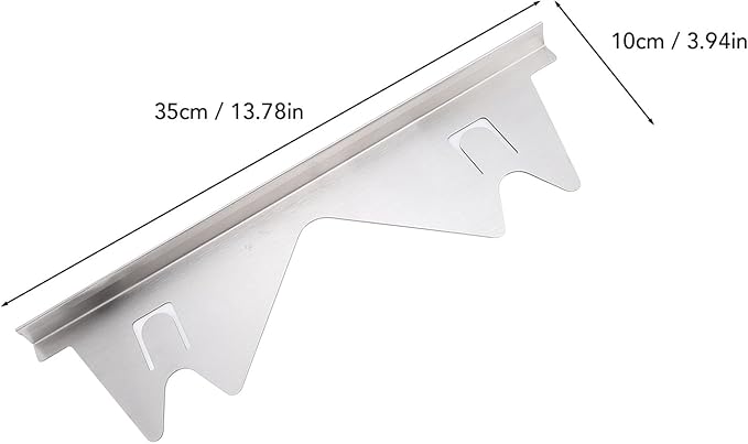 2Pcs Stainless Steel Stove Gap Fillers, Adjustable Kitchen Stove Counter Gap Cover Range Trim Kit for Kitchen Countertop