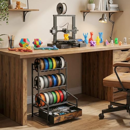3D Printer Filament Storage Rack with Fabric Drawer - Image 6