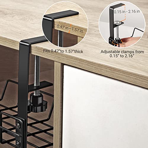 Under Desk Cable Management Tray L 14.9'' W 5.9'' - Image 6