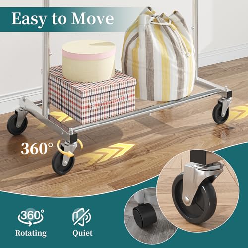 Simple Trending Clothing Garment Rack, Extendable Clothes - Image 7