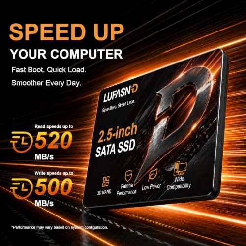 Internal 2TB SATA SSD, 2.5 Inch SSD SATA III 6Gb/s - Image 3