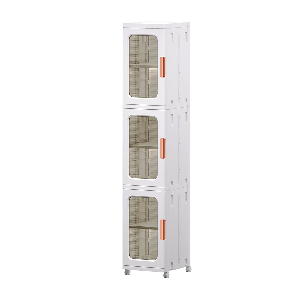 CXCJAI Narrow Storage Cabinet with Doors and Shelves Tall Skinny - Image 1