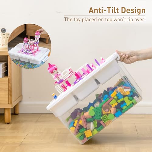 Citylife 17 QT Plastic Storage Box Building Baseplate Lid - Image 5