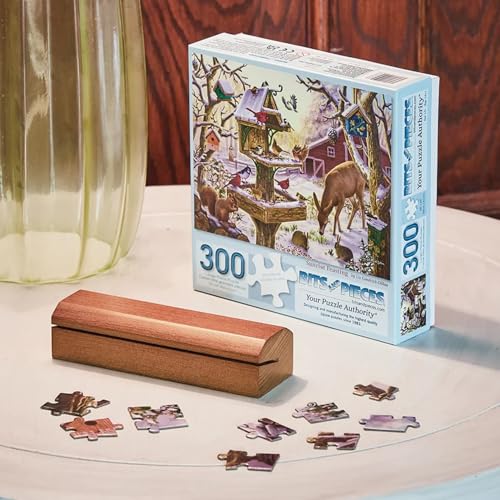 Bits and Pieces Puzzle Box Lid Holder, Solid Wood Puzzling - Image 6