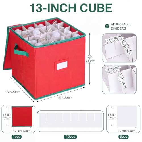 Christmas Light Bulb Organizer Storage Box Ornament - Image 4