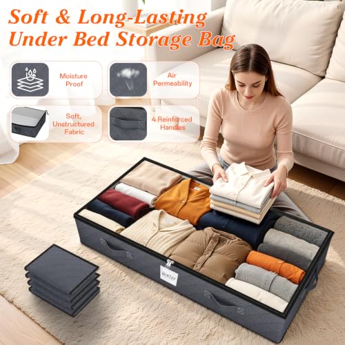 90L Under Bed Storage Containers, Storage Bags - Image 4