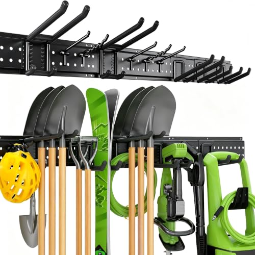 Garage Tool Organizer Wall Mount, 49.5 Inch Heavy Duty - Image 2