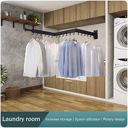 Wall Mounted Drying Rack, Foldable Clothes Drying Rack - Image 7