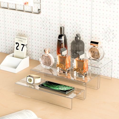 Sezanrpt Clear Riser Display Shelf 3pcs, Desktop Rec | All Products - Image 6