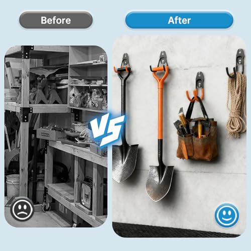 GeeWatom 2 Pack Garage Storage Utility Hooks，Garage Garden Tool - Image 5