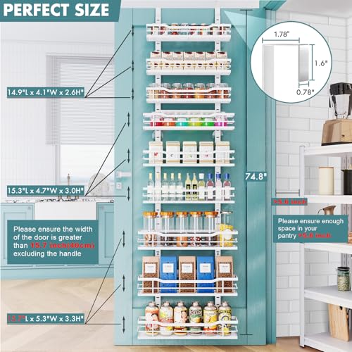 Eastherry Over The Door Pantry Organizer，9-Tier Over | All Products - Image 3