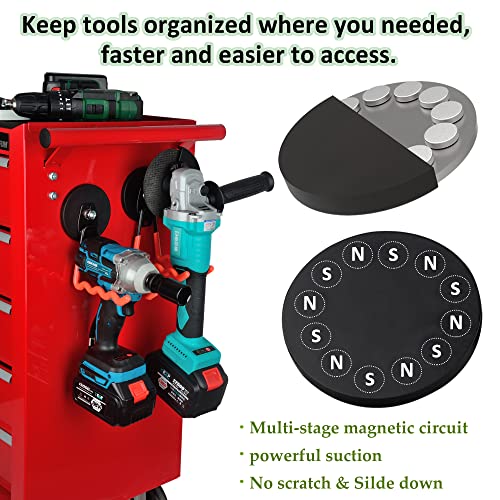 Uni-Mag Heavy Duty Magnetic Wave Hooks,Power Tool Organizer - Image 6