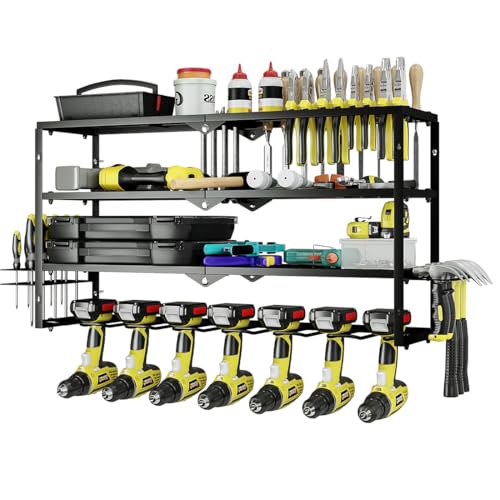 Power Tool Organizer Heavy Duty Wall Mount Drill Tools Holder - Image 2