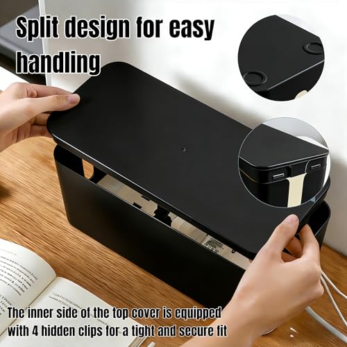 1 Large + 1 Small Cable Management Box Set – 2-Piece Cord - Image 4