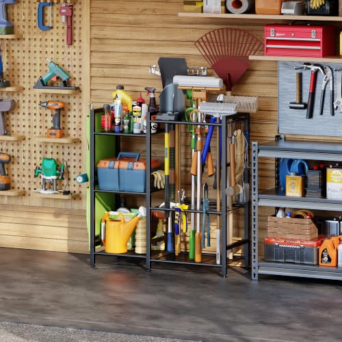Garden Tool Organizer with Side Tool Pouch, Yard Tool Organizer - Image 7