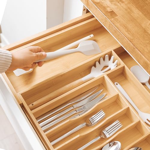 KitchenEdge Silverware & Utensil Drawer Organizer, 14-25 in - Image 7