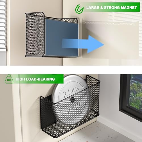 Magnetic Shelf Fridge Basket Bin for Washer Dryer Locker - Image 4