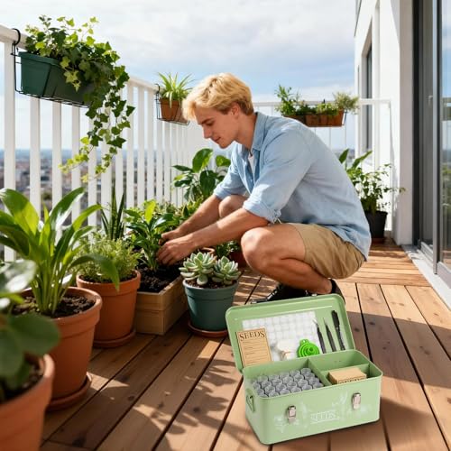 60 Slots Seed Organizer Storage Box with 3 | Home Organization - Image 3