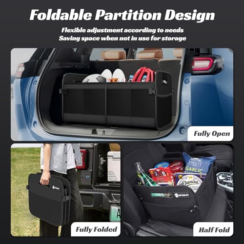Trunk Organizer for Car - 70L Collapsible Sturdy Car - Image 5