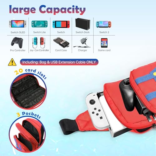Vadaxx Cute Travel Bag for Nintendo Switch/2/Lite/OL | All Products - Image 3