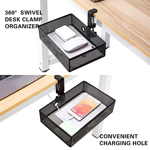Under Desk Drawer, Clamp on Desk Organizer Hanging D | All Products - Image 5