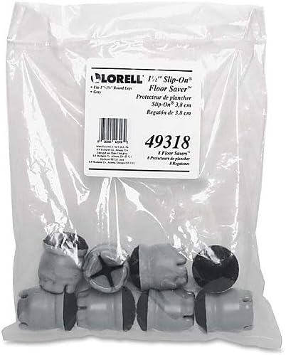 Lorell 1.5" Slip-On Floor Savers pack of 8