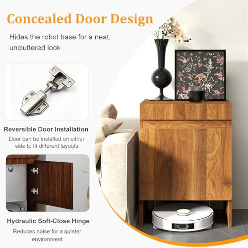 Robot Vacuum Stand Hidden Cabinet, Storage Cabinet | Home Organization - Image 5