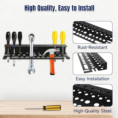 Screwdriver Organizer Wall Mount for Pliers, Screwdrivers - Image 6