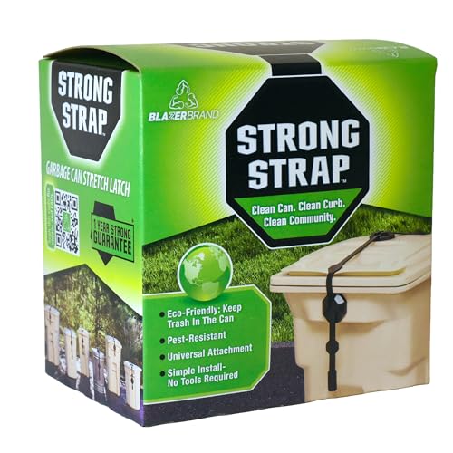 Blazer Brand Strong Strap Lid Lock for Outdoor Garbage Cans (1 - Image 3