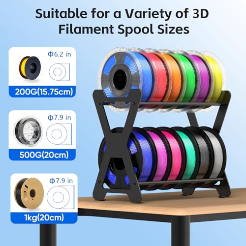 3D Filament Storage Rack, Desktop 3D Printer Filament Organizer - Image 5