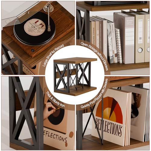 Stackable Record Holder,80-100 Lps Vinyl Records Storage - Image 5
