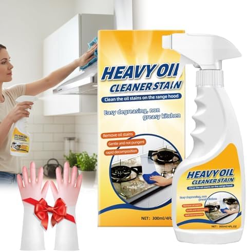 Multi-purpose Heavy Grime Duty Cleaner, Multi-purpose Heavy Oil Stain Cleaner Kitchen, For Range Hood, Oven, Pots