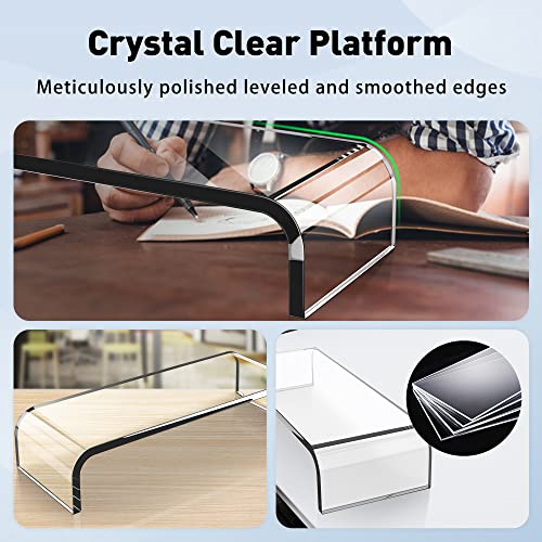 AboveTEK Acrylic Monitor Stand, Premium Large Monito | All Products - Image 3