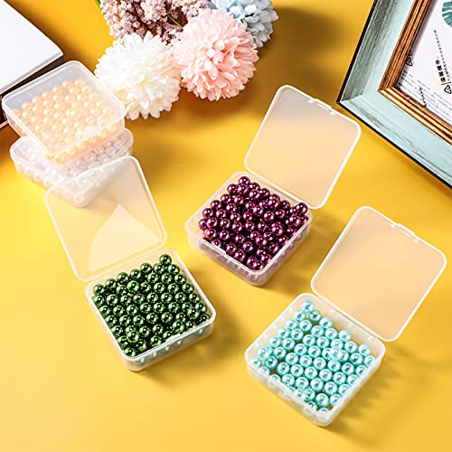 SATINIOR 48 Packs Clear Small Plastic Containers | Home Organization - Image 7